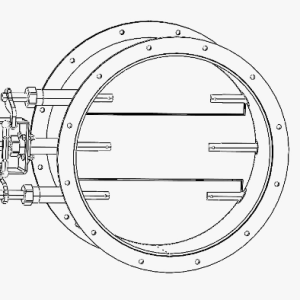 gdfn-c-gas-damper-valve-flanged-normal-temp-control